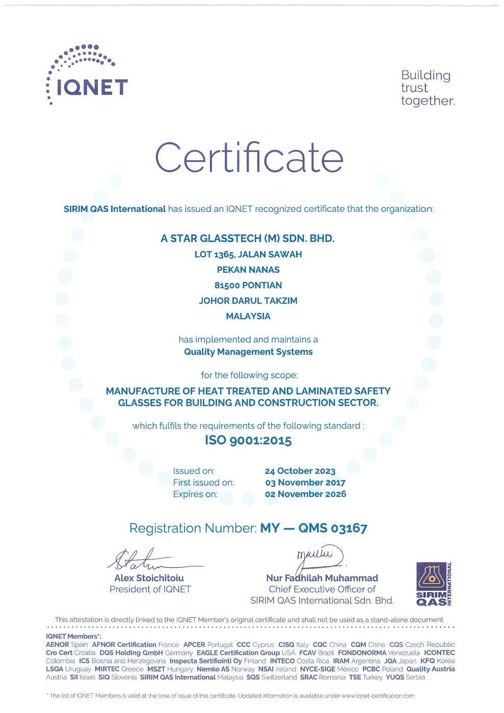 Certificate 9